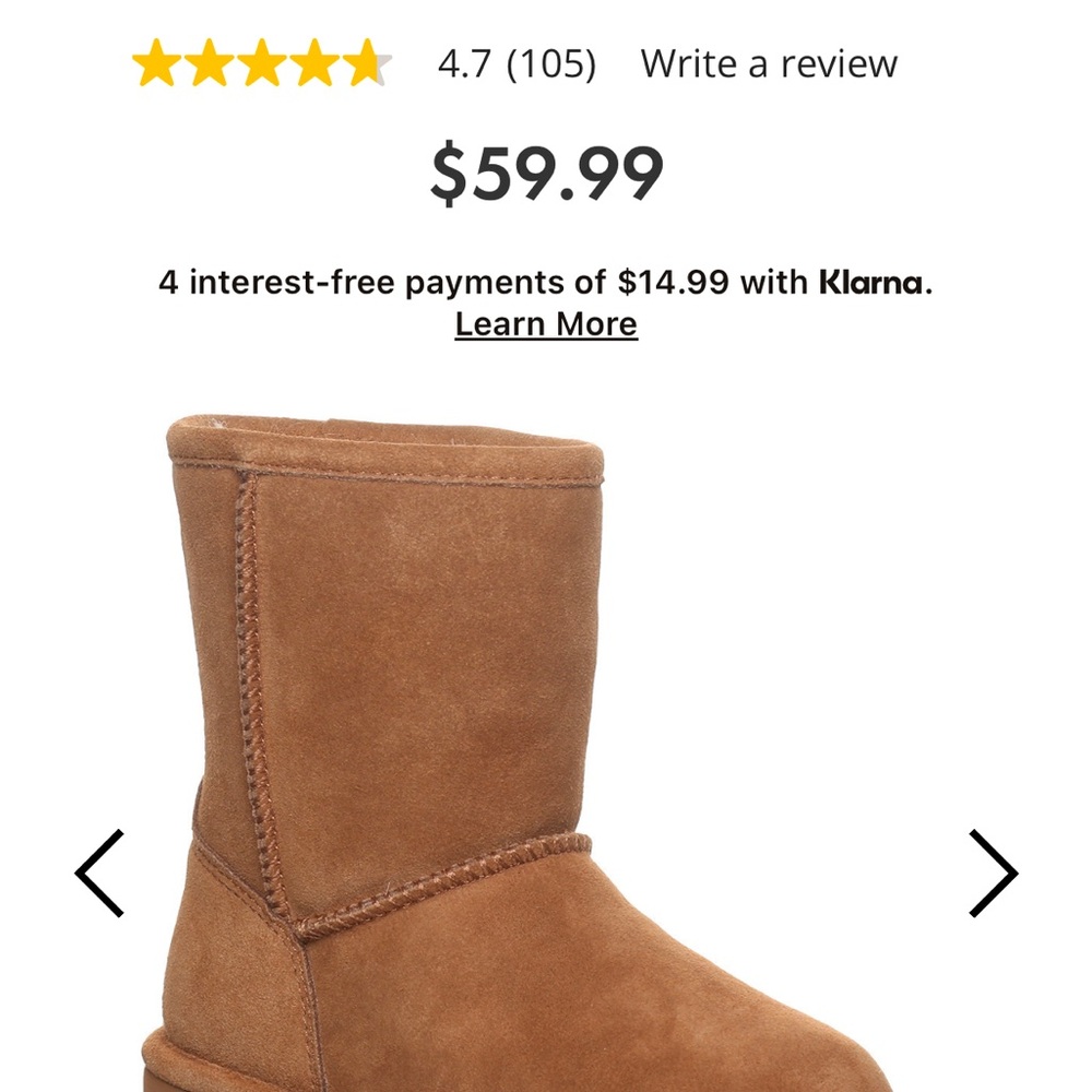 BearPaw Kids Boots in Brown